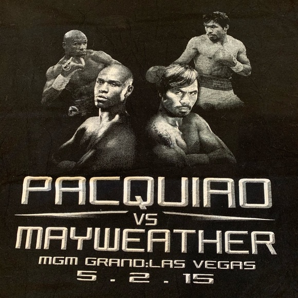 2015 Manny Pacquiao vs Floyd Mayweather shirt - Picture 2 of 3
